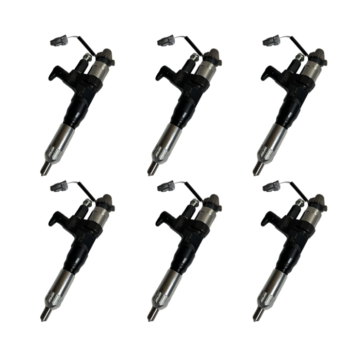 Tamerx Fuel Injector for Hino J08E 7.7L engines, OEM 23670-E0291 Set of 6, designed for 2007 models, high-quality performance
