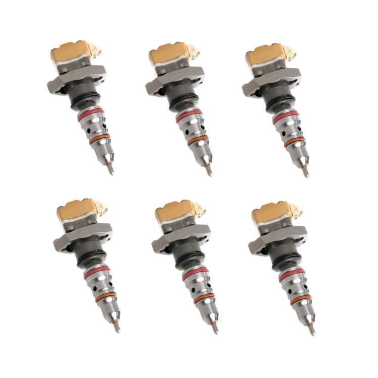 TamerX Fuel Injector for International Navistar DT466 engines, OEM 1836251C91 (Set of 6), designed for 2000 models.