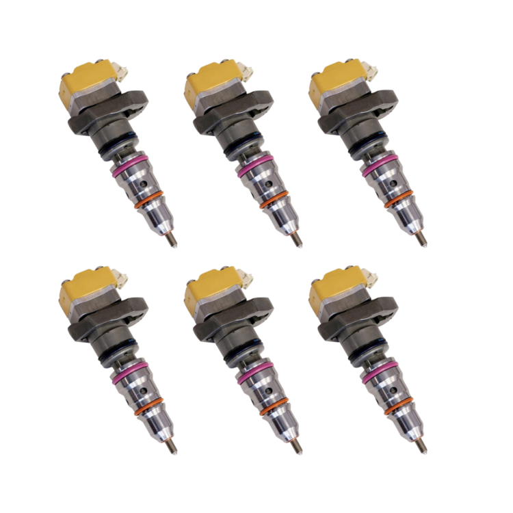 TamerX Fuel Injector for International Navistar DT466E engines, OEM 1819834C1 (Set of 6), designed for 1995-1997 models