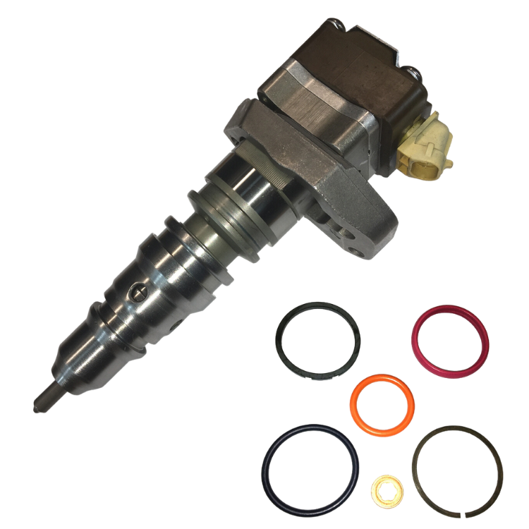 Tamerx Fuel Injector for International Navistar DT530, HT530 2000-2003, OEM 2593597C91, high-quality performance.