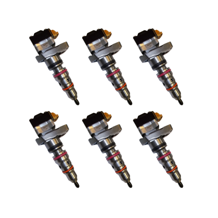 TamerX Fuel Injector for International Navistar I530E engines, OEM 2593596C91 (Set of 6), designed for 1999 models