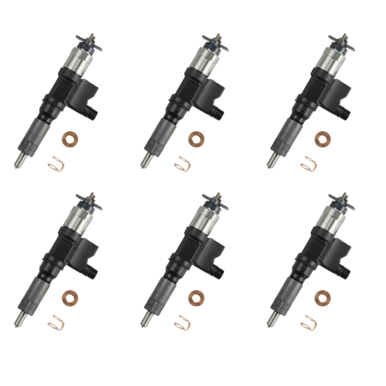 Tamerx Fuel Injector for Isuzu 6HK1, 7.8L engines, OEM 8976011564 Set of 6, high-quality output.