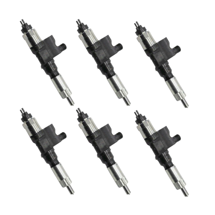 Tamerx Fuel Injector for Isuzu 6HK1 engines, OEM 095000-5361 Set of 6, for 2004-2007 models, high-quality performance.