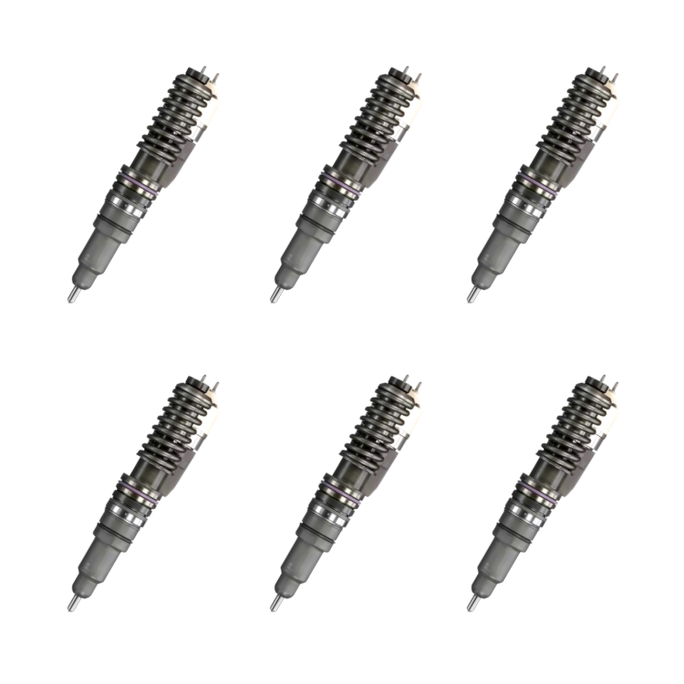 Tamerx Fuel Injector for John Deere 6125 12.5L engines, OEM RE63052 Set of 6, for 2008-2012 models, high-quality performance.