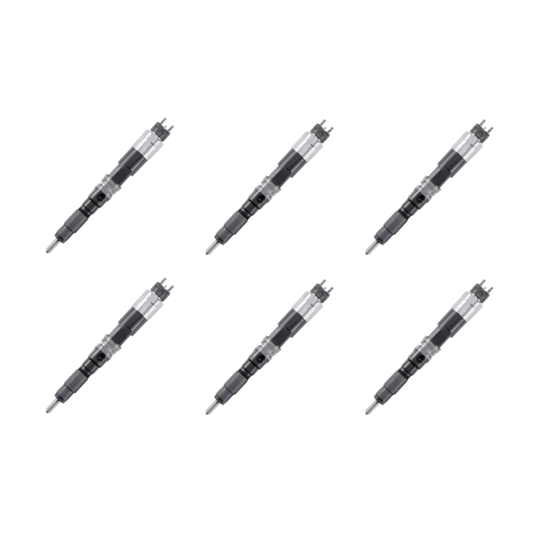 Tamerx Fuel Injector for John Deere 8.1L engines, OEM RE518726 Set of 6, high-quality output.