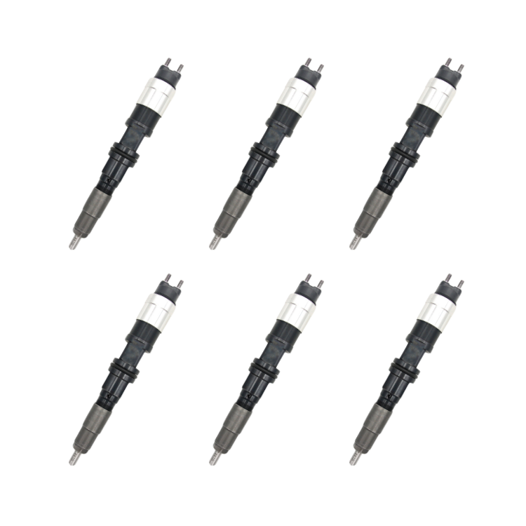 Tamerx Fuel Injector for John Deere 8.1L engines, OEM RE524364 (Set of 6), high-quality performance.