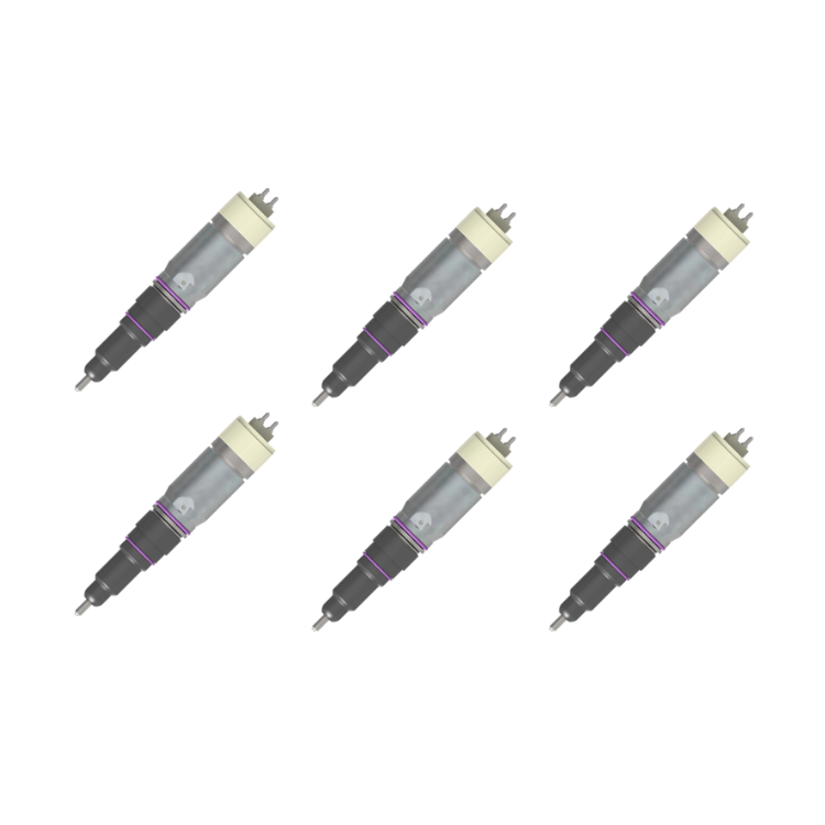 Tamerx Fuel Injector for John Deere QSX15, X15 engines, OEM REC557942300 (Set of 6), high-quality performance.