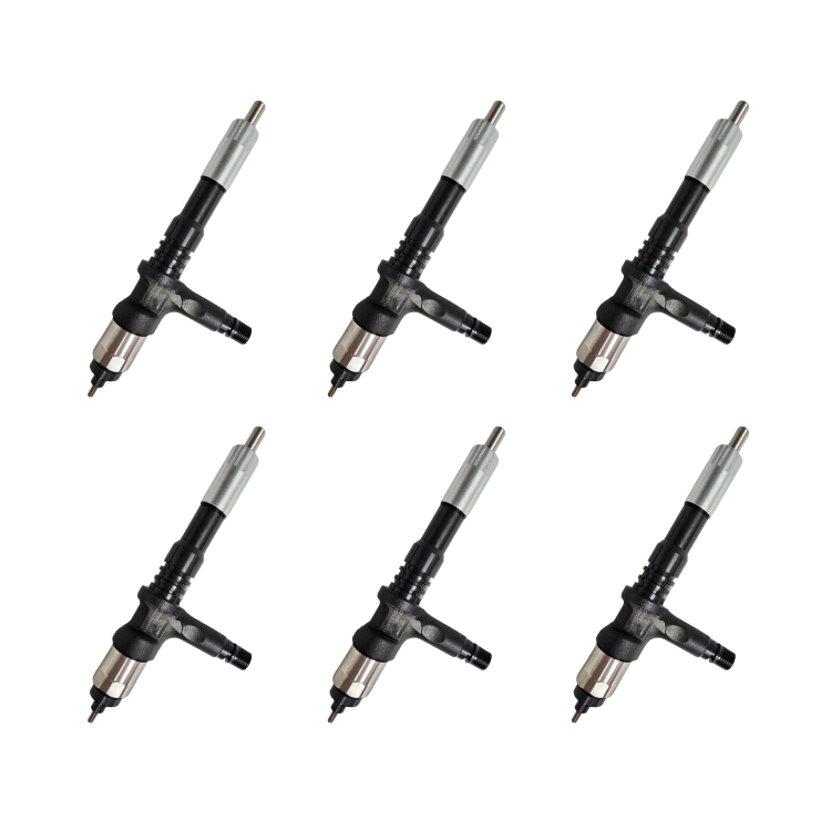 Tamerx Komatsu PC400-8 Fuel Injector for 2008-2012, OEM RM6251-11-3100 (Set of 6), designed for high-quality performance.