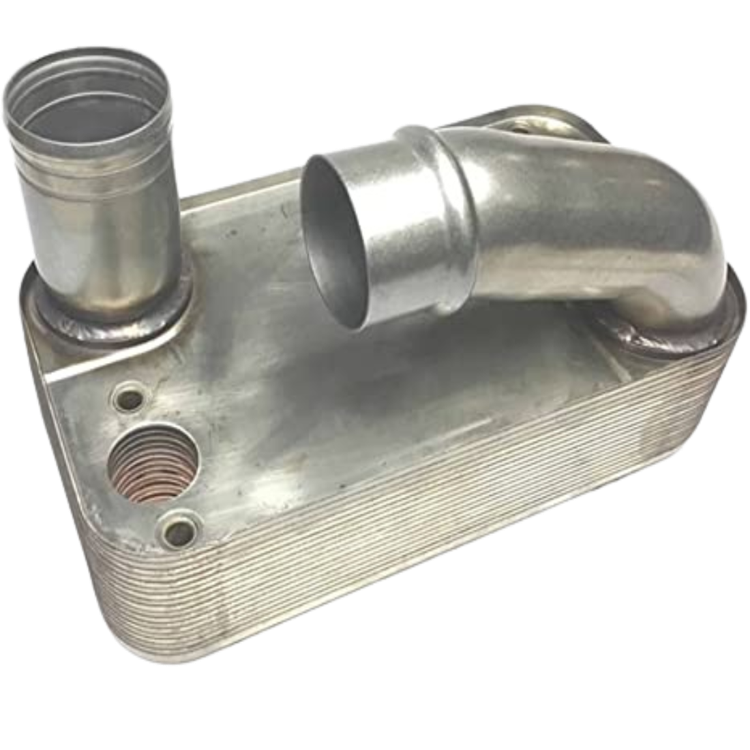 Tamerx Oil Cooler for Mack E7 engines, OEM 312GB575M, high-quality performance.