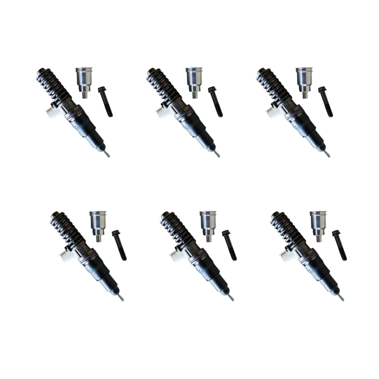 Tamerx Fuel Injector for Mack MP8 engines, OEM 85020428 Set of 6, designed for 2015-2018 models, high-quality performance.