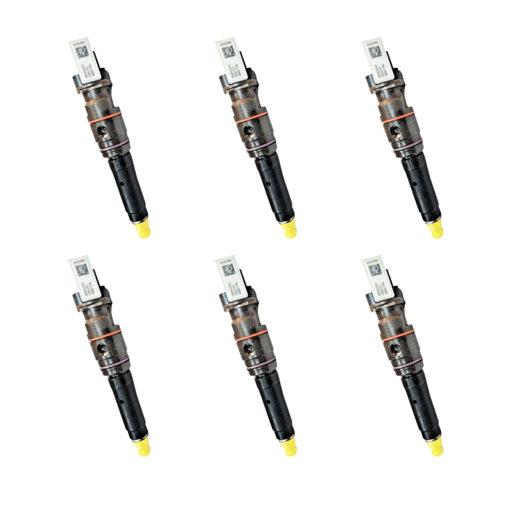 Tamerx Fuel Injector Set of 6 for Paccar MX13 engines, OEM 1972591PEX, for 2014-2017 models, high-quality performance.