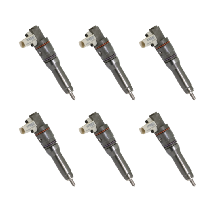 Tamerx Fuel Injector for Paccar MX13 engines, OEM 2005596PEX Set of 6, for 2014-2017 models, high-quality performance.