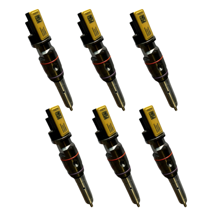 Tamerx Fuel Injector for Paccar MX13 engines, OEM 2394548PEX Set of 6, for 2022-2024 models, high-quality performance.
