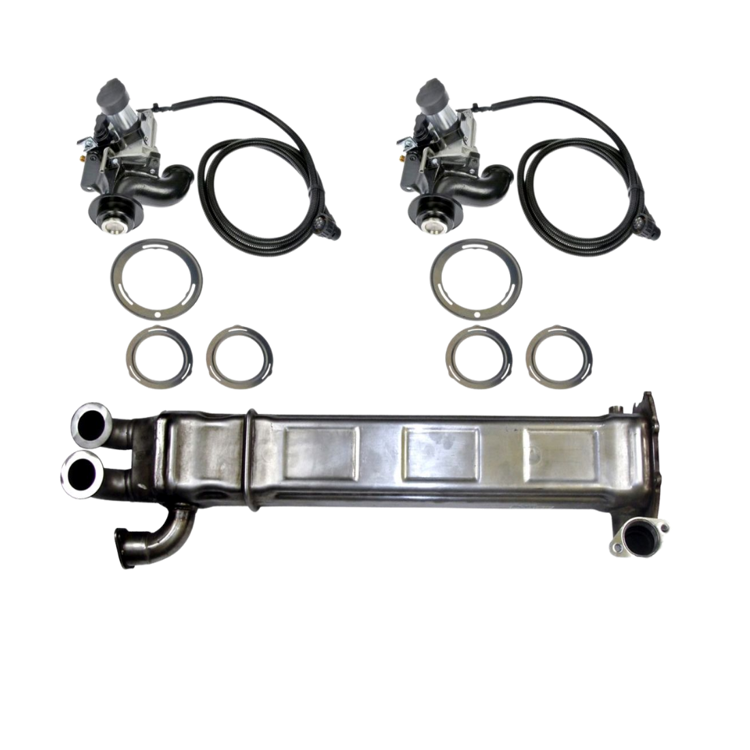 Tamerx EGR Cooler with Valve for Volvo D12, D12D, OEM 20722340, designed for 2003-2007 models, high-quality performance.