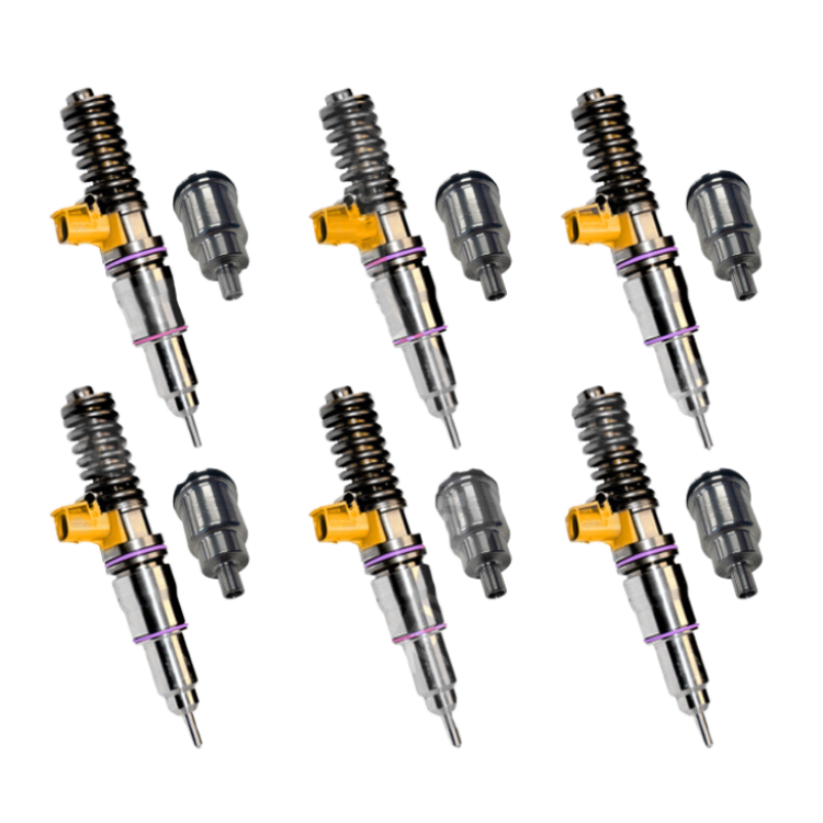 Tamerx Fuel Injector for Volvo D16 engines, OEM 85003931 (Set of 6), designed for 2008-2010 models, high-quality performance.