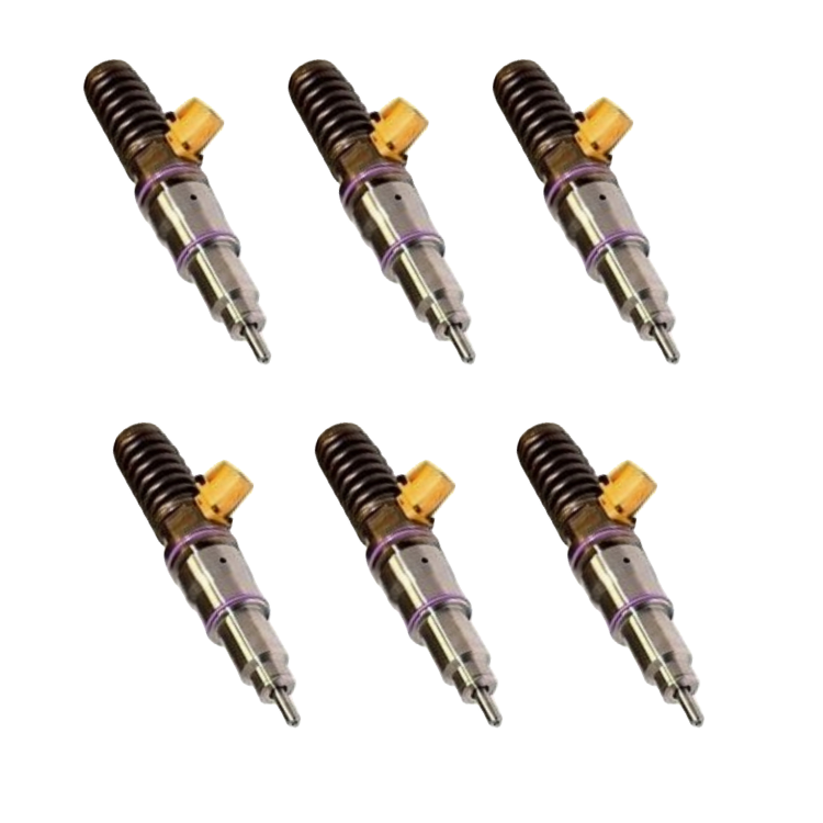 Tamerx Fuel Injector for Volvo MD13 engines, OEM 21379943 (Set of 6), high-quality performance.