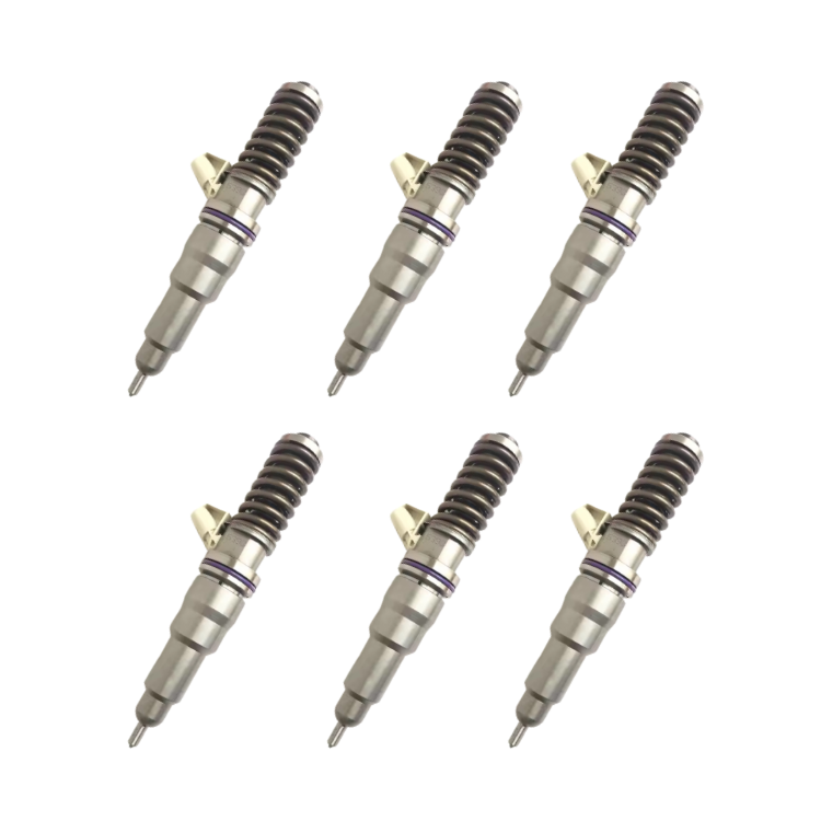 Tamerx Fuel Injector for Volvo Penta TAD1353GE, TAD1344GE, TAD1345GE, D13 engines, OEM 3801369 Set of 6 for 2008-2020 models.